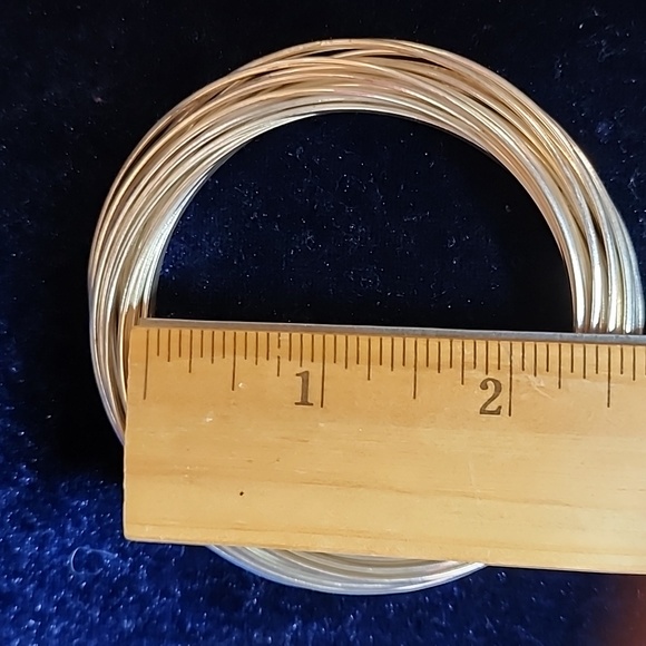 B0640 Silpada 925 Sterling Silver 21 Bangle Salute Bracelet - Picture 6 of 9